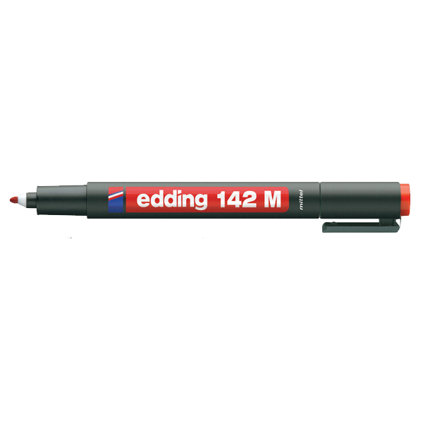 Edding Asetat Kalemi Permanent M Seri 1 MM Kırmızı 142 M