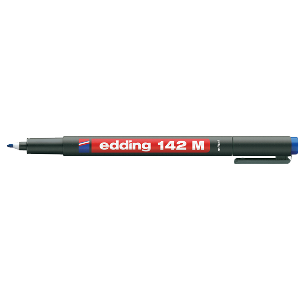 Edding Asetat Kalemi Permanent M Seri 1 MM Mavi 142 M