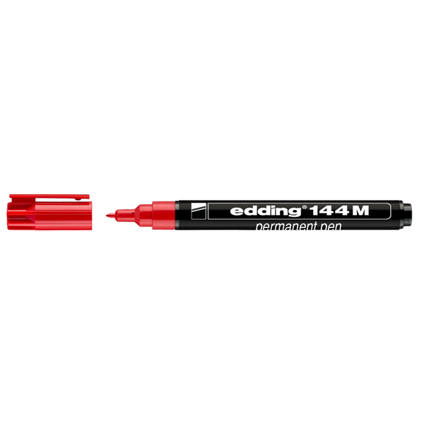 Edding Asetat Kalemi Permanent Kırmızı 144 M