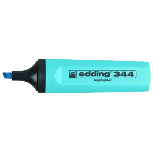 Edding Fosforlu Kalem Mavi 344