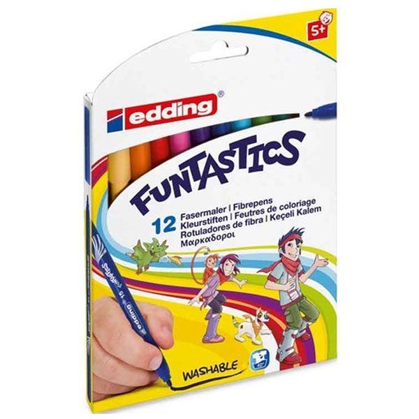 Edding Keçeli Kalem İnce Funtastıcs 12 Li Set 4-15-12