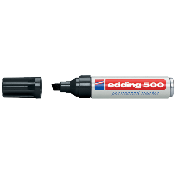 Edding Markör Permanent Kesik Uçlu 2-7 MM Siyah 500