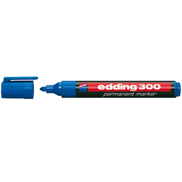 Edding Markör Permanent Yuvarlak Uçlu 1.5-3 MM Mavi 300