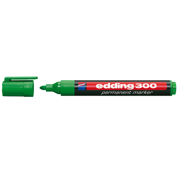 Edding Markör Permanent Yuvarlak Uçlu 1.5-3 MM Yeşil 300