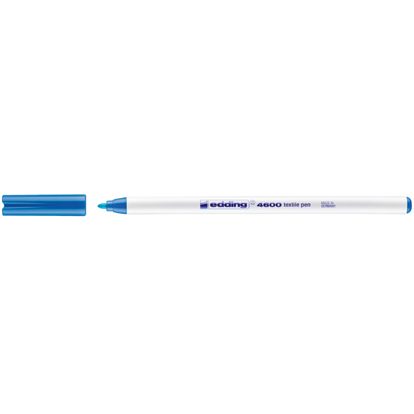 Edding T-Shırt Kalemi Yuvarlak Uçlu 1 MM Açık Mavi 4600