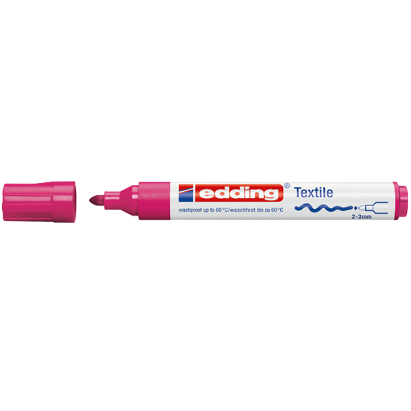 Edding T-Shırt Kalemi Yuvarlak UÇlu 2-3 MM 60 Lı 4500