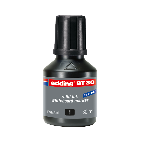 Edding Tahta Kalem Mürekkebi Damlalıklı 30 ML Siyah BT30