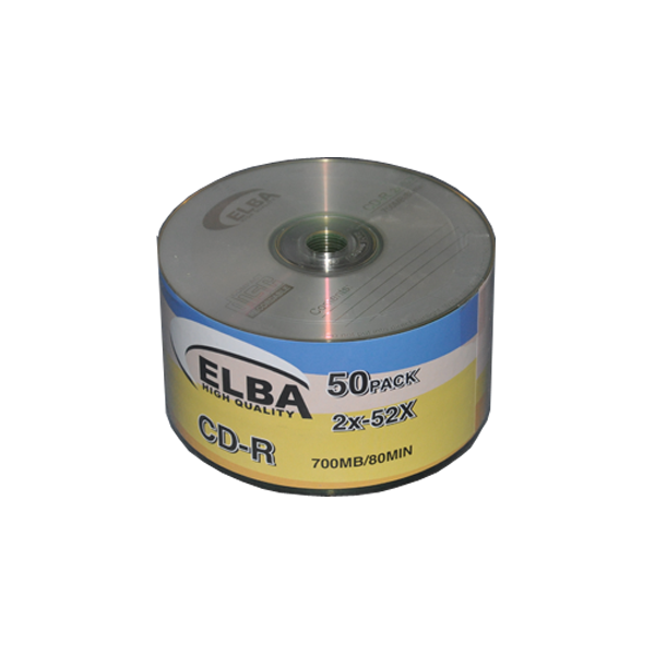 Elba CD R 80 DK / 700 MB 52x 2x 50 Lİ