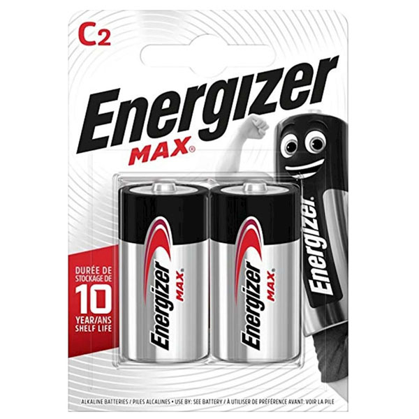 Energizer Alkaline Max Orta Boy Pil (C) BP2