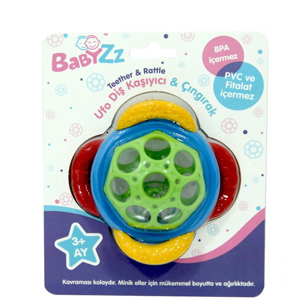 Enfal Babyzz Ufo Diş Kaşıyıcı & Çıngırak BYZ-30800