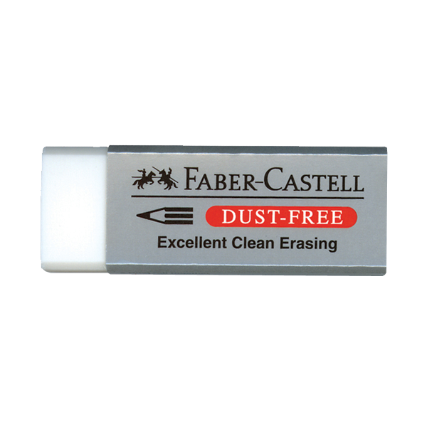 Faber-Castell Öğrenci Silgisi Dust Free 20 Lİ Beyaz 18 71 20