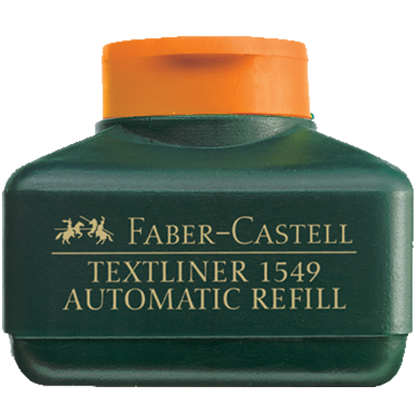 Faber-Castell Fosforlu Kalem Mürekkebi Otamatik Dolum 30 ML Turuncu 15 49 15