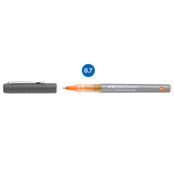 Faber-Castell Roller Kalem Free Ink 0.7 MM Turuncu 34 81 15