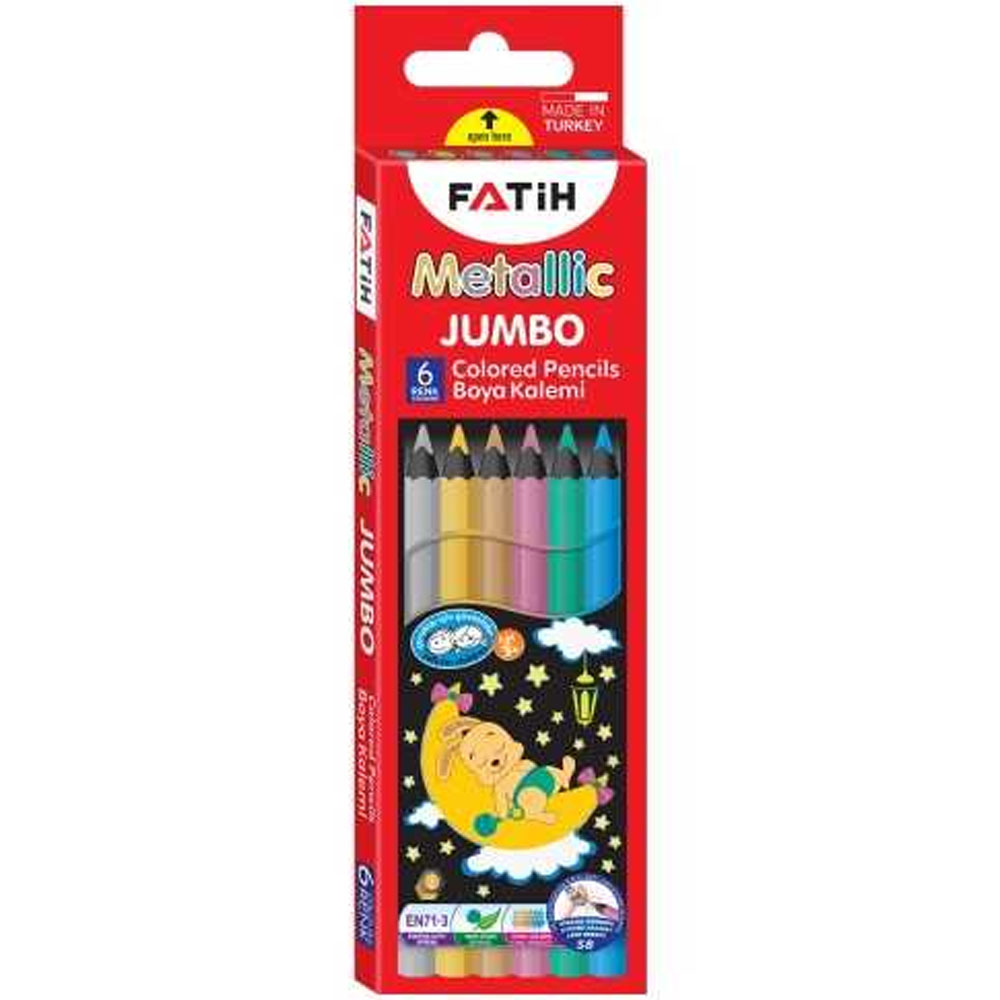 Fatih Kuru Boya Tam Boy Jumbo Metalik 6 LI 33360