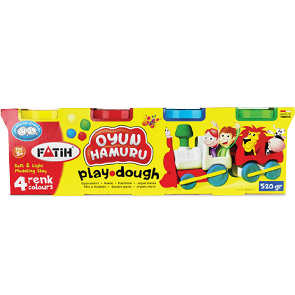 Fatih Oyun Hamuru 520 GR 4 Renk 50061