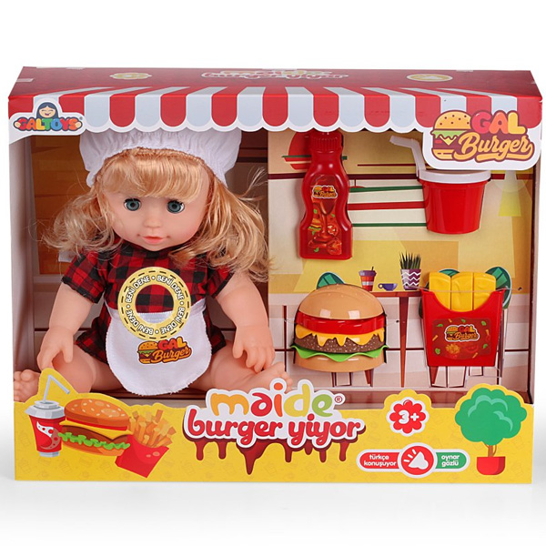 Galtoys Maide Burger Yiyor Türkçe Konuşan Bebek GLT1105