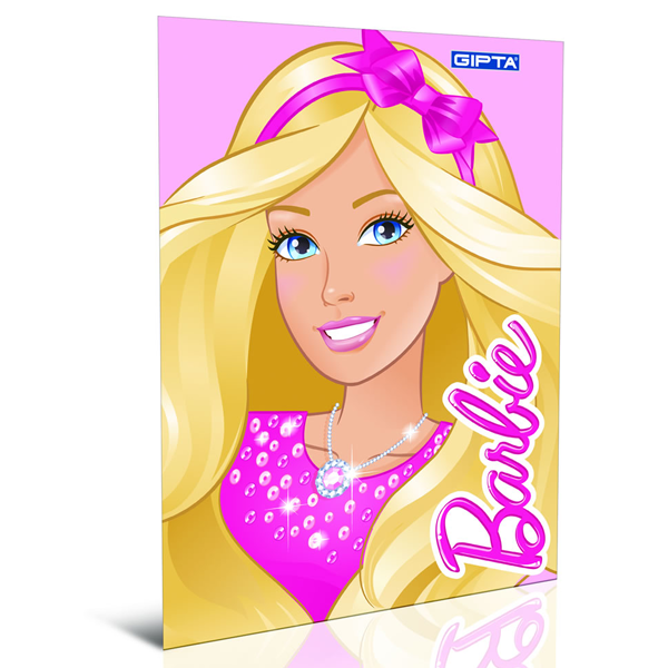 Gıpta Defter Barbie Plastik Kapak Kareli 40 YP A5 5473