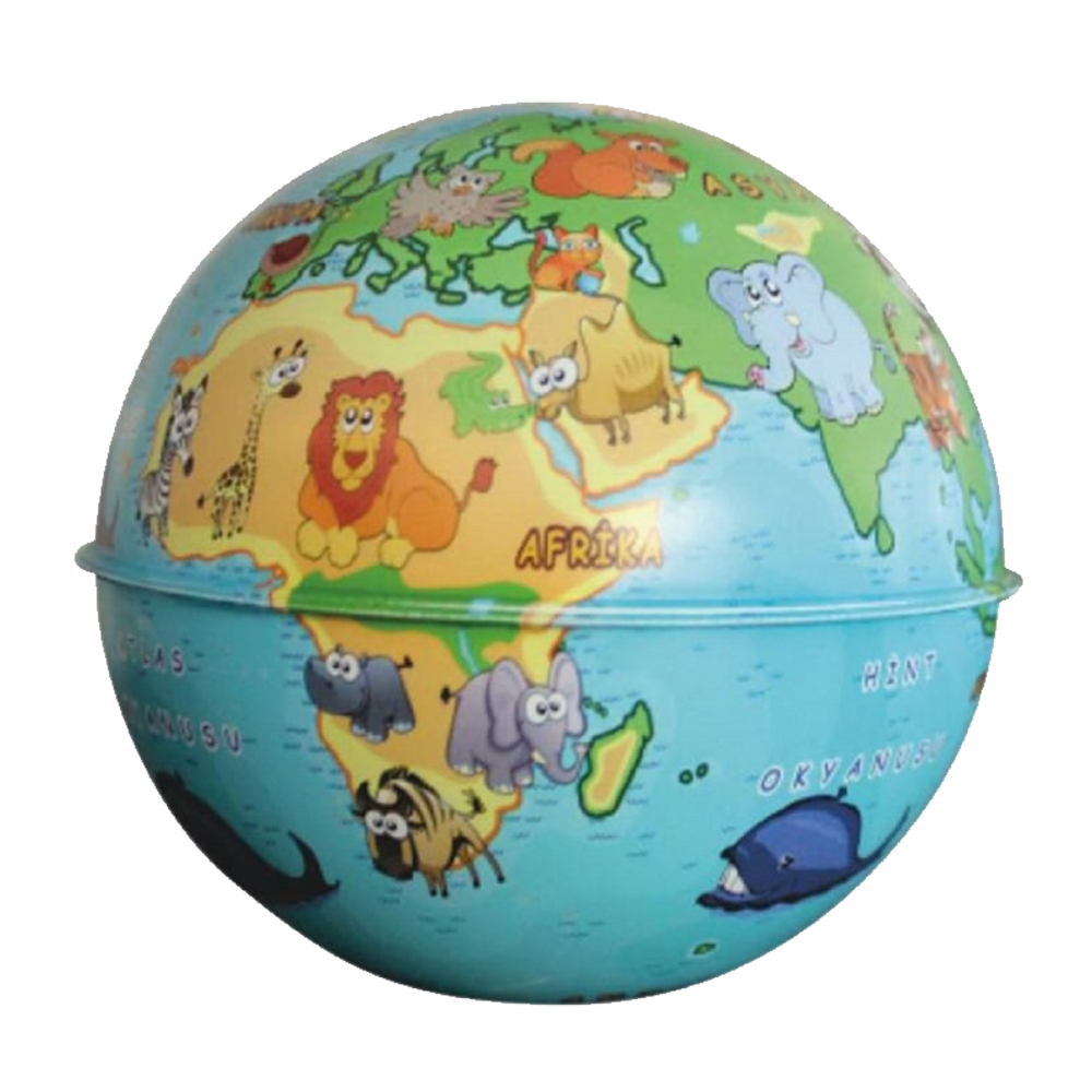 Gürbüz Kalemtıraş Globe Hayvanlı Küre 10 Cm 43104