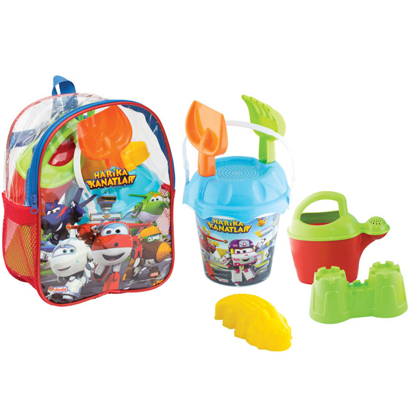 Harika Kanatlar Resimli Sırt Çantalı Plaj Set 03501