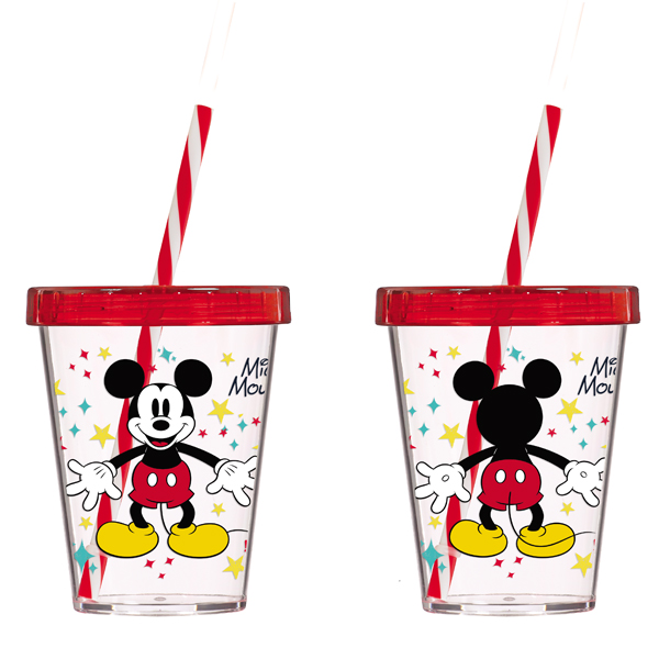 Herevin Pipetli Bardak-Lisanslı-Mickey Mouse-Çrp 161440-010P