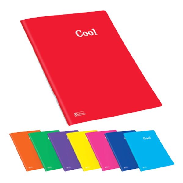 Keskin Color Plastik Kapak Dikişli Cool Defter A4 60 YP Çizgili