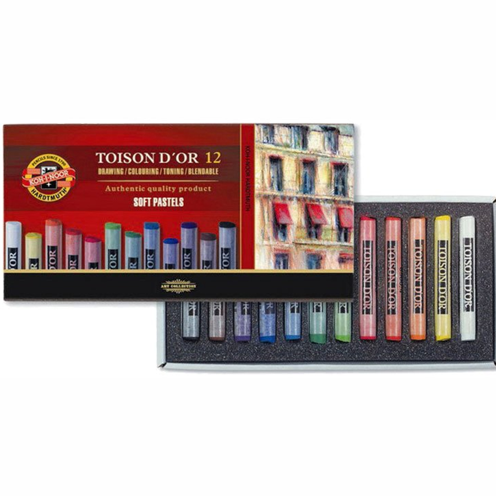 Koh-I Noor Set Of Artist´s Dry Chalks 8512 12