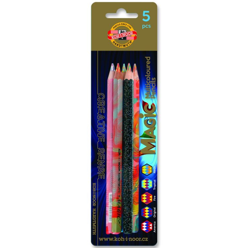 Koh-I Noor Set Of Jumbo Special ColouRed Pencils 3406