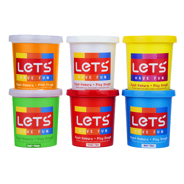 Lets Oyun Hamuru 900 GR 6 Renk L-8350