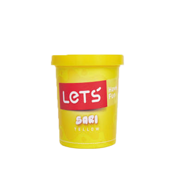 Lets Oyun Hamuru Tek Renk 150 GR Sarı L8340-1