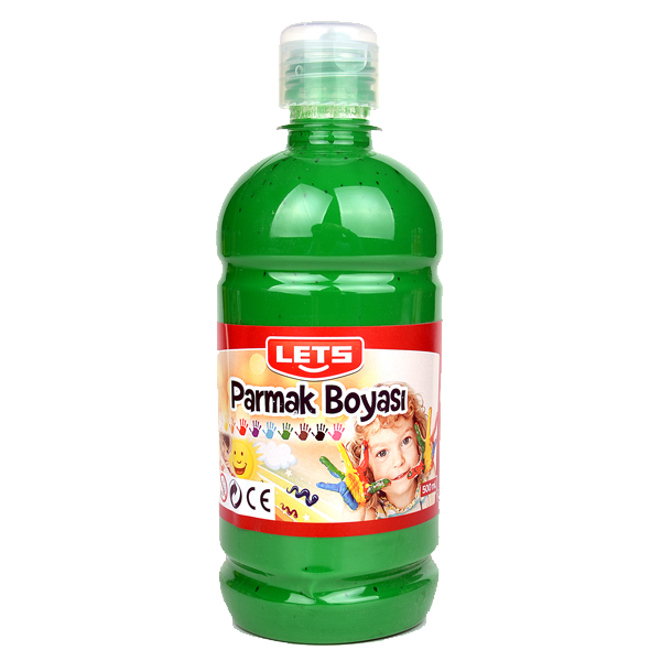 Lets Parmak Boyası 500 ML Yeşil L-5007