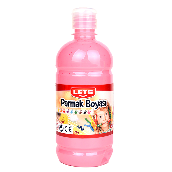 Lets Parmak Boyası 500 ML Pembe L-5010