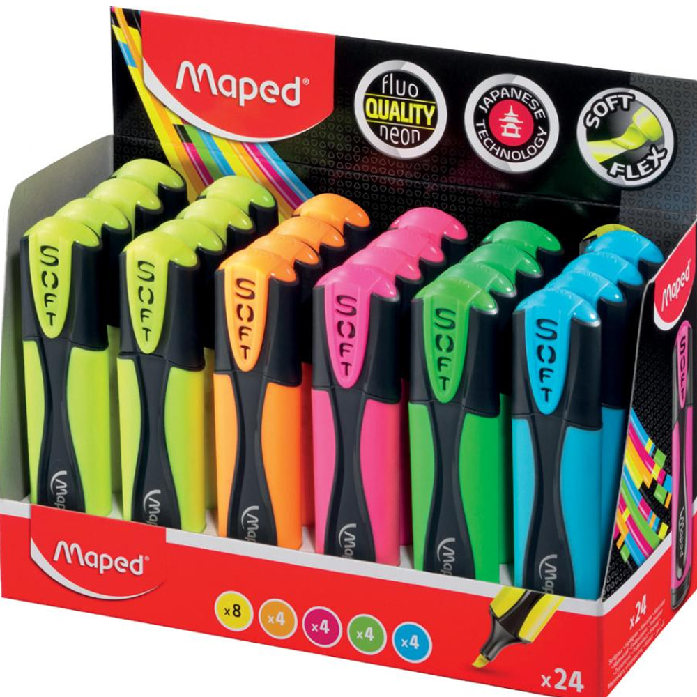 Maped Fosforlu Kalem Ultra Yumuşak Uç Karışık 746037