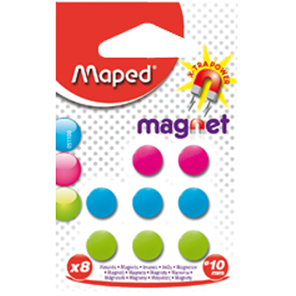 Maped Mıknatıs 10 MM 8 Lİ 051100