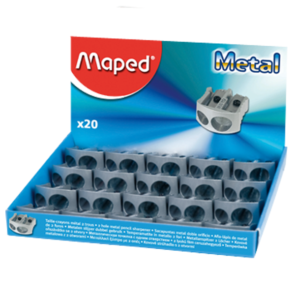 Maped Öğrenci Kalemtıraşı Metal Çiftli 20 Lİ 506700
