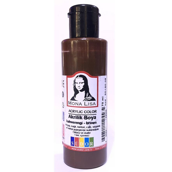 Monalisa Akrilik Boya 70 ML Kahverengi SD150-08