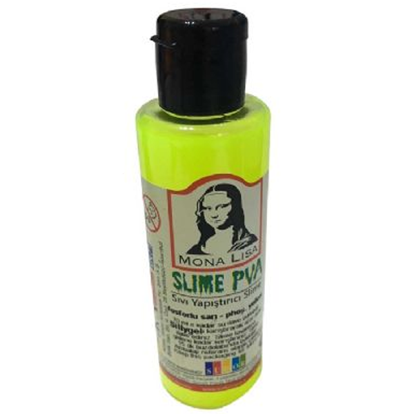 Mona Lisa Sıvı Yapıştırıcı Slime 70 ML Fosforlu Sarı SL01-11