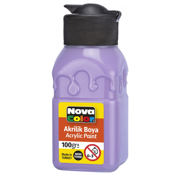 Nova Color Akrilik Boya Şişe 100 CC Lila Nc-2030
