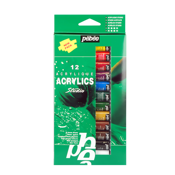 Pebeo Akrilik Boya Tüp 12 Lİ 12 ML 668200