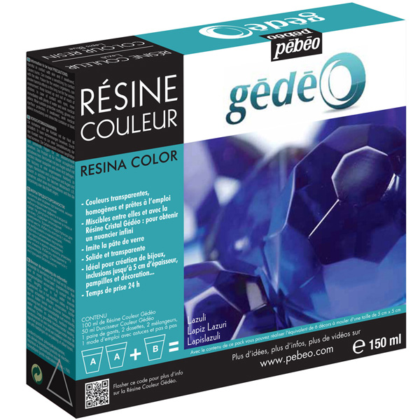 Pebeo Kit Gedeo Mavi Reçine 150 ML 766151