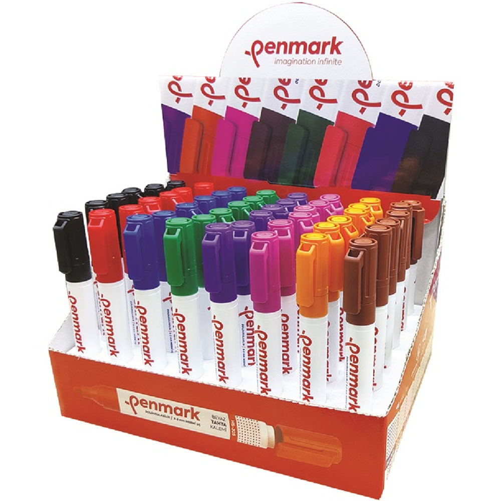 Penmark Tahta Kalemi Yuvarlak Uçlu 48 Li Stand HS-305-48TK