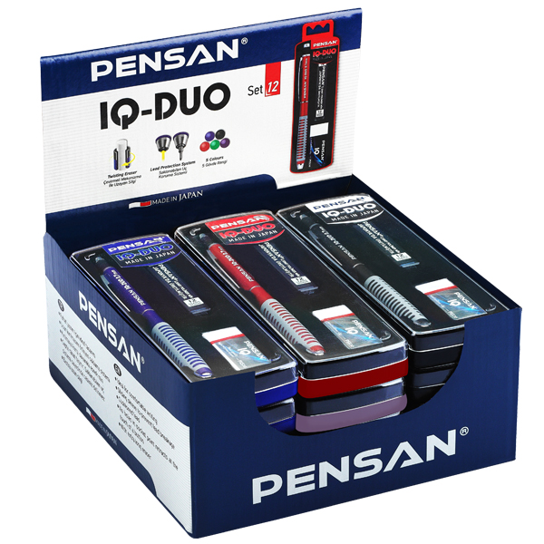 Pensan Okul Seti IQ Duo Versatil+Min Silgi Hediyeli 0.7 MM