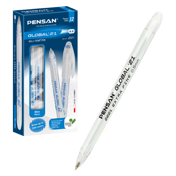 Pensan Tükenmez Kalem Global 0.5 MM Siyah 2221