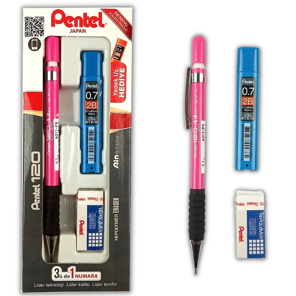 Pentel Versatil Kalem 3 LÜ Takım A317-3AS