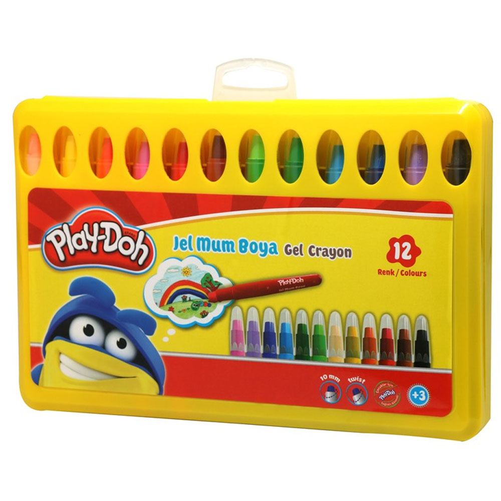 Play-Doh Jel Crayon 12 Renk PP Box