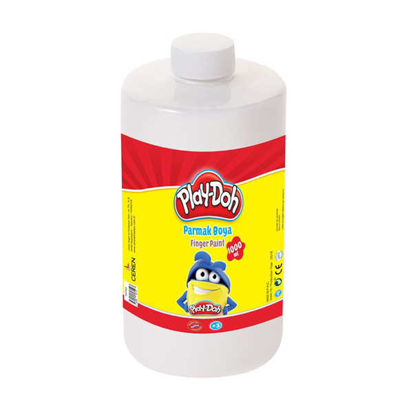 Play-Doh Parmak Boyası Tüp 1000 ML Beyaz PLAY-PR024