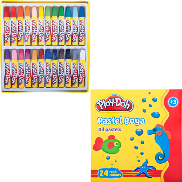 Play-Doh Pastel Boya 24 Renk PLAY-PA004