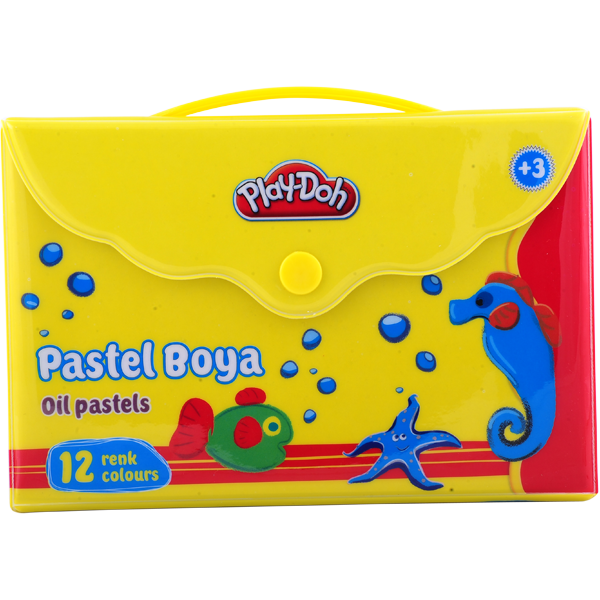 Play-Doh Pastel Boya Çantalı 12 Renk PLAY-PA005