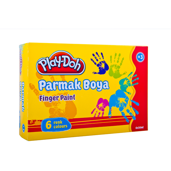 Play-Doh Parmak Boyası 30 ML 6 Renk PLAY-PR001