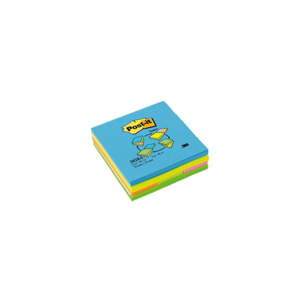 Post-it Yapışkanlı Not Kağıdı Küp Multinot 76x76 Renkli 2028A