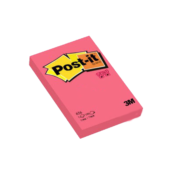 Post-it Yapışkanlı Not Kağıdı 100 YP 51x76 Melon Pembe 656